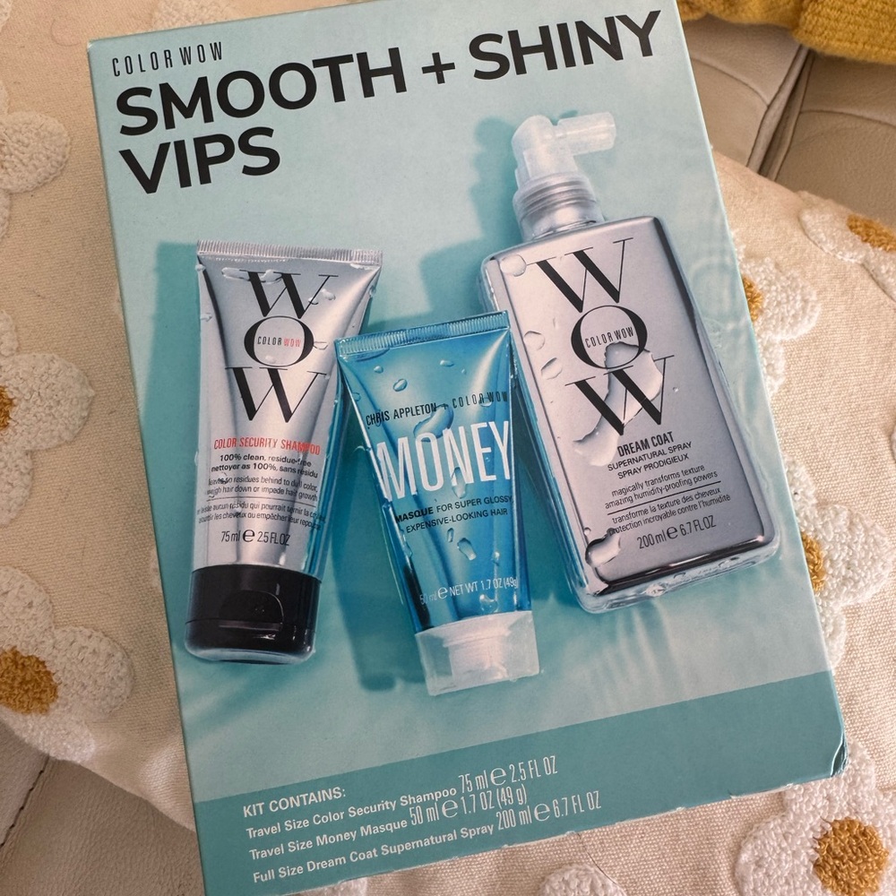Colorwow Smooth + Shiny VIPs Hair Kit